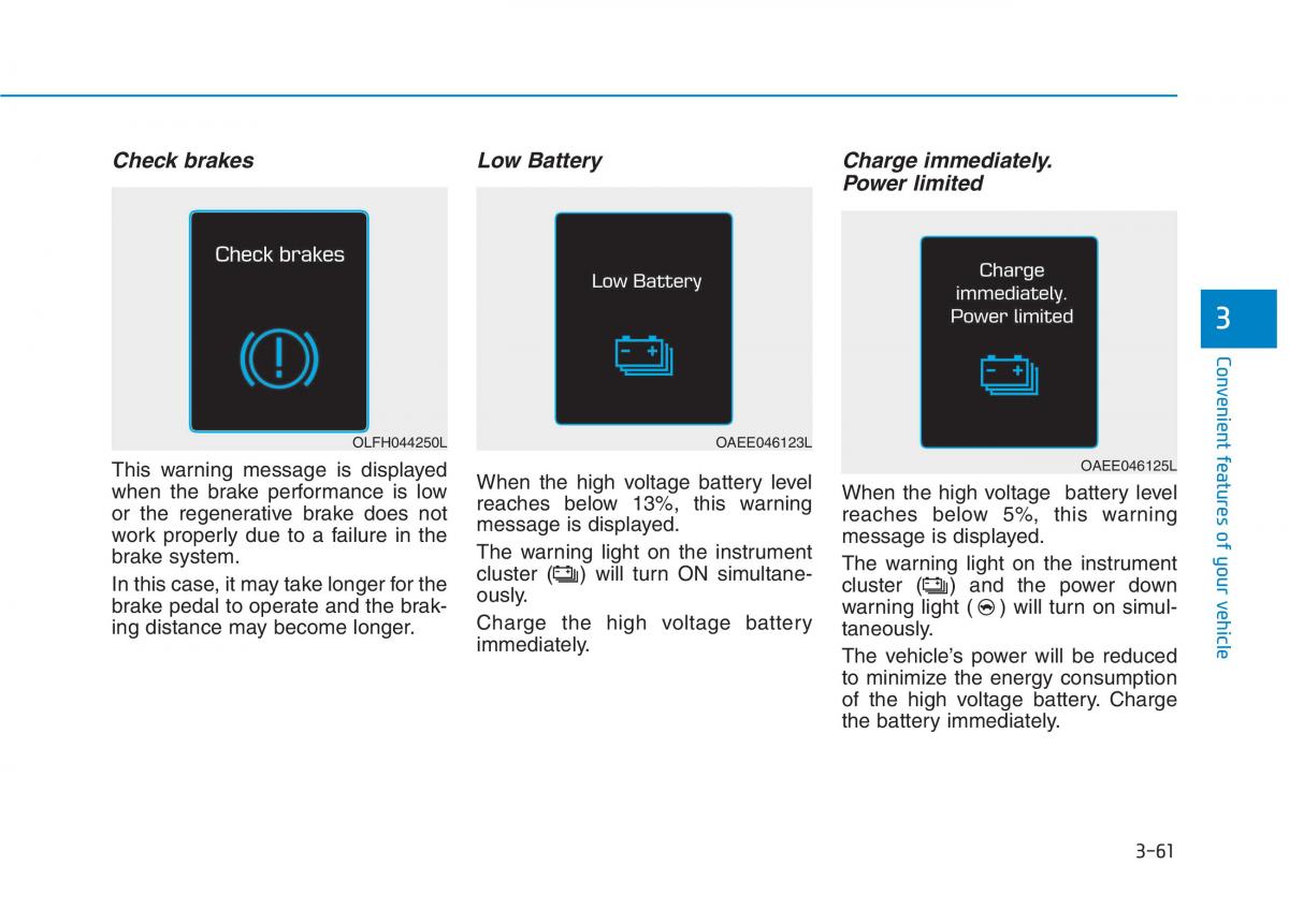 Hyundai Ioniq Electric owners manual / page 230