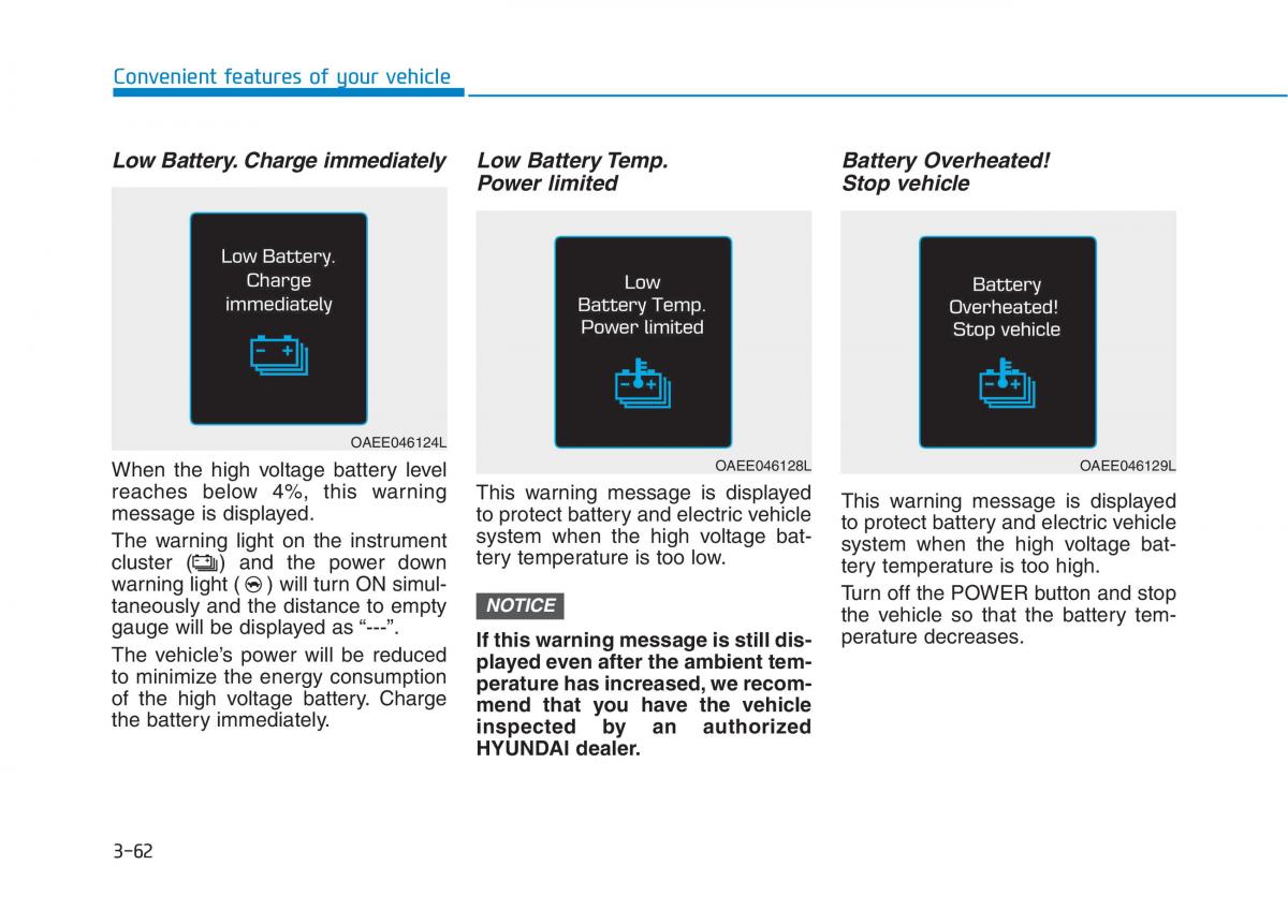 Hyundai Ioniq Electric owners manual / page 231