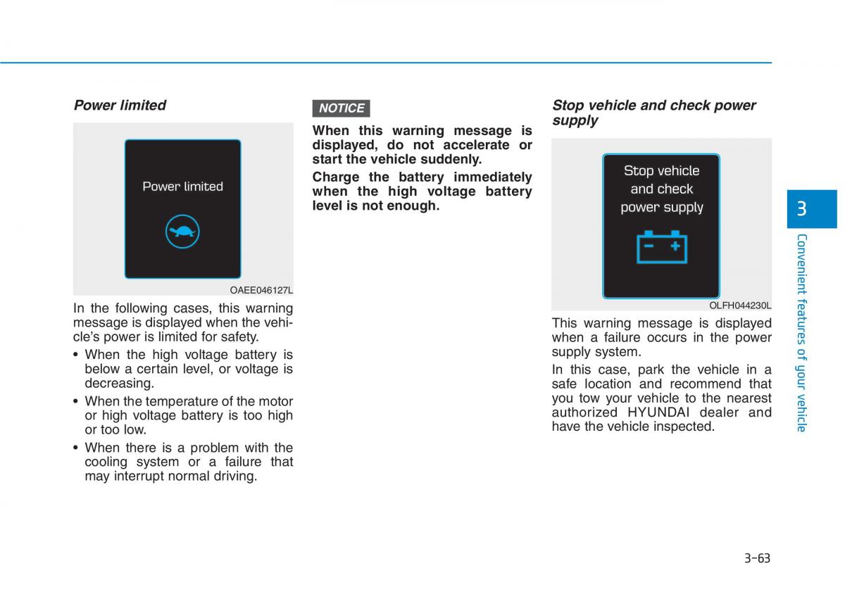 Hyundai Ioniq Electric owners manual / page 232