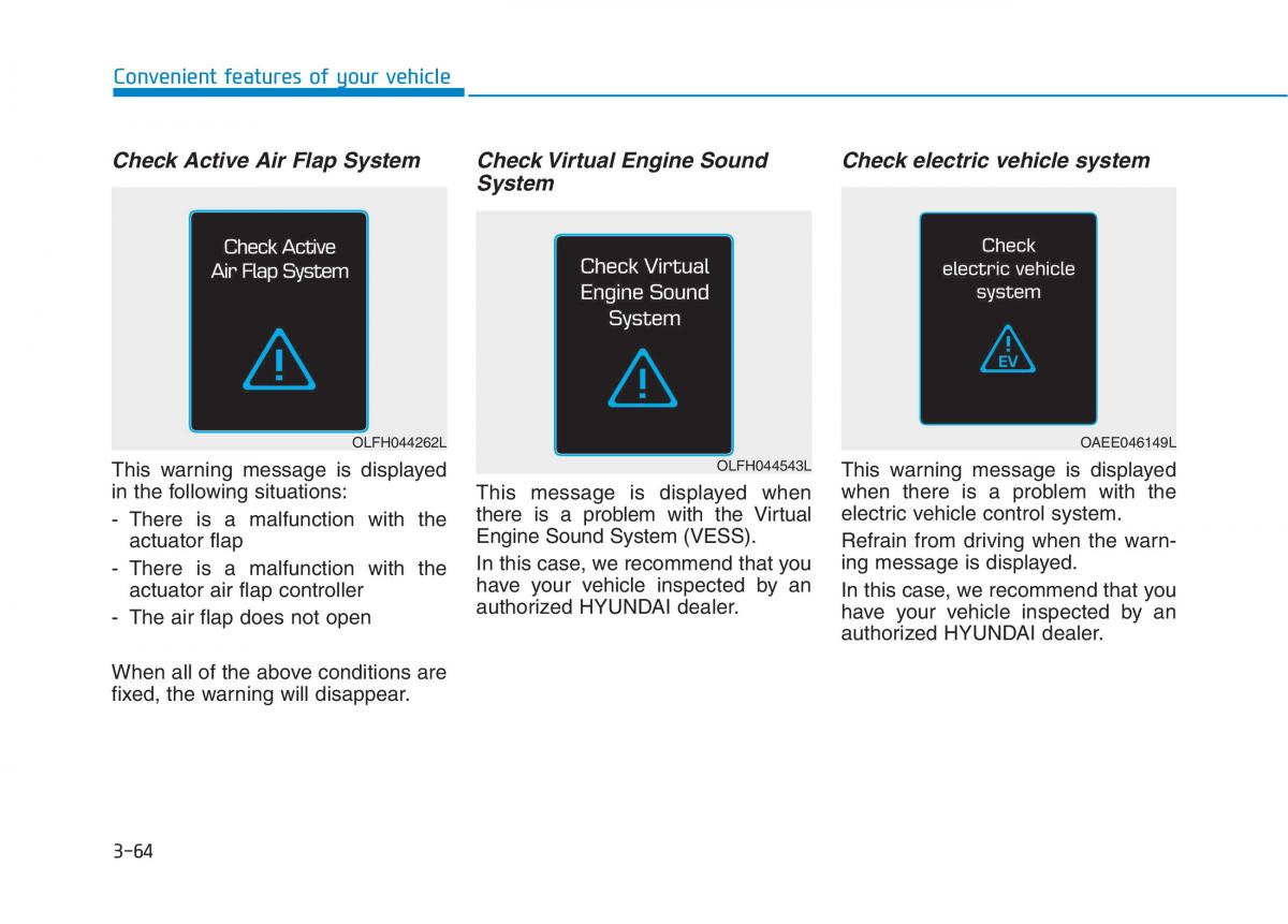 Hyundai Ioniq Electric owners manual / page 233