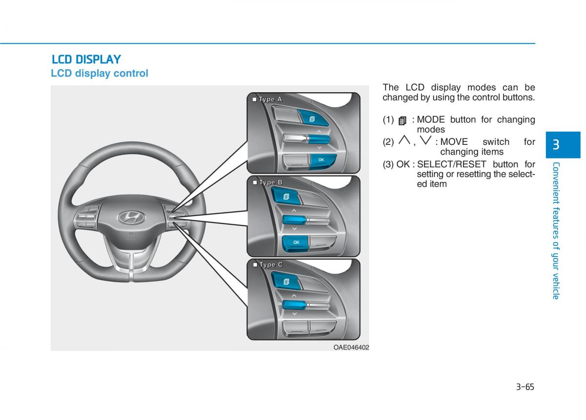 Hyundai Ioniq Electric owners manual / page 234