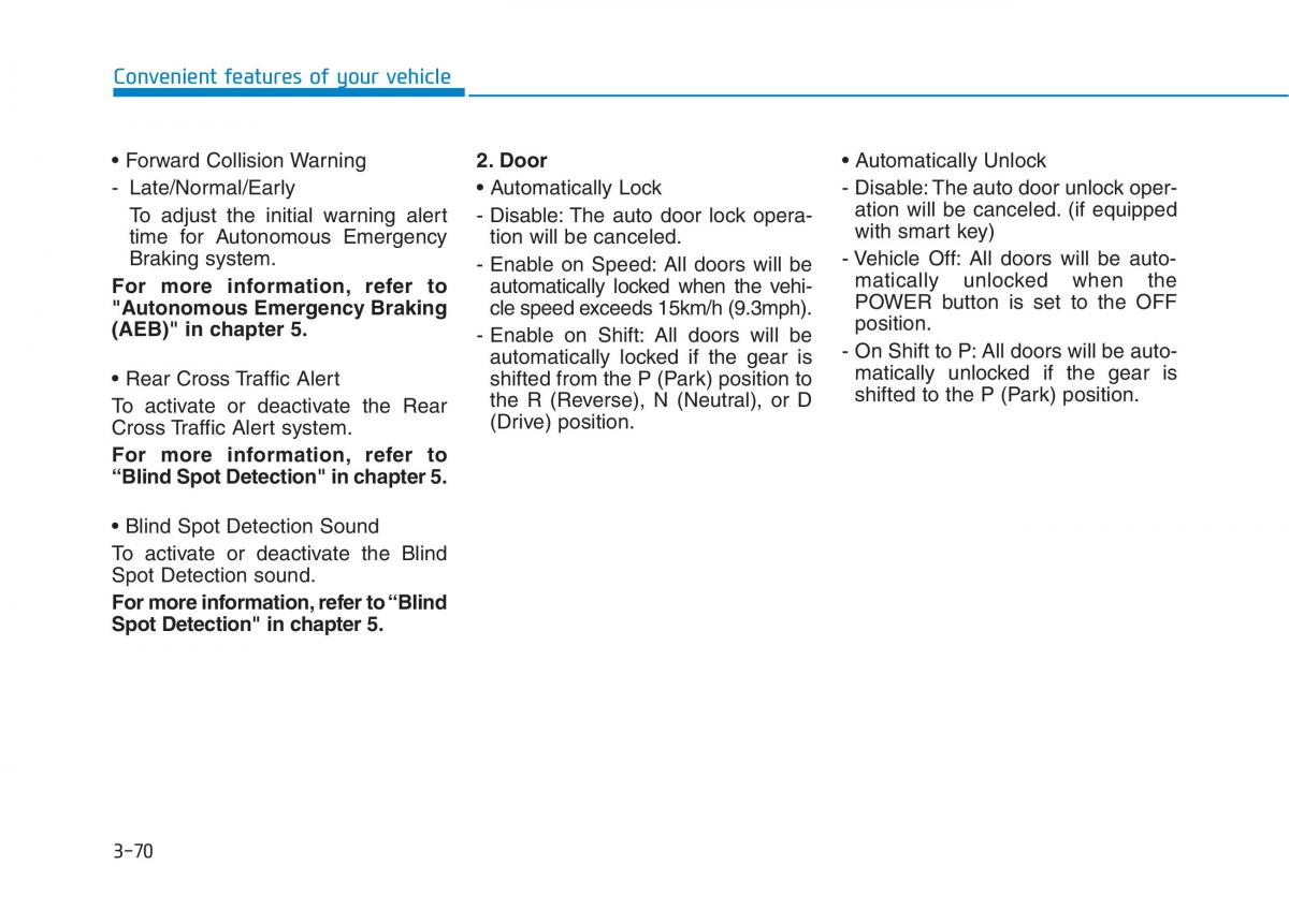 Hyundai Ioniq Electric owners manual / page 239