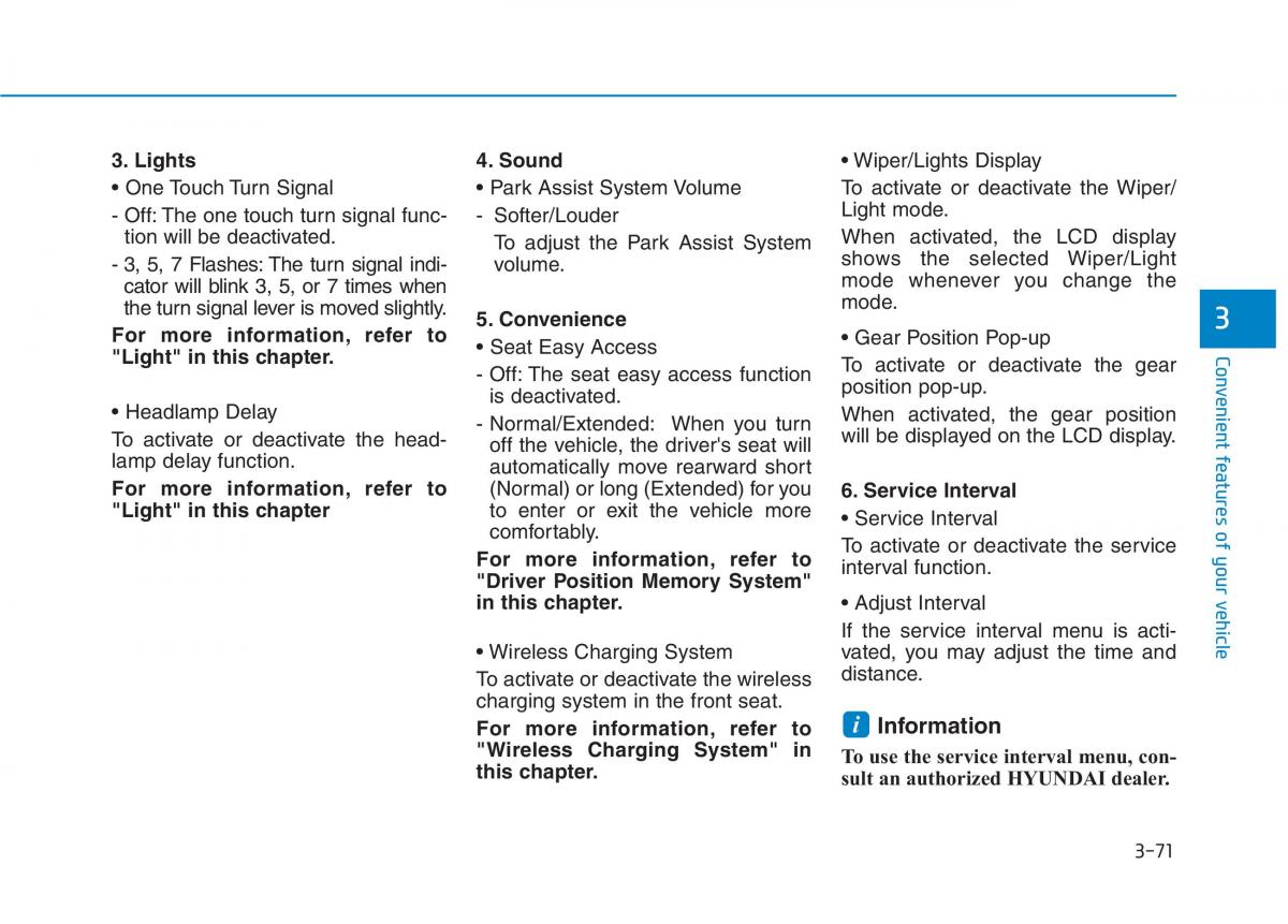 Hyundai Ioniq Electric owners manual / page 240