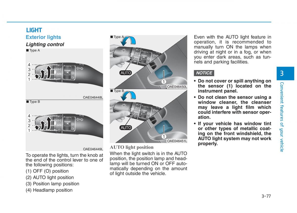 Hyundai Ioniq Electric owners manual / page 246