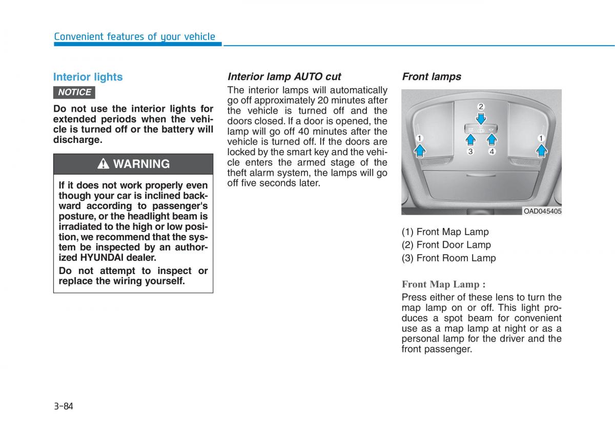 Hyundai Ioniq Electric owners manual / page 253