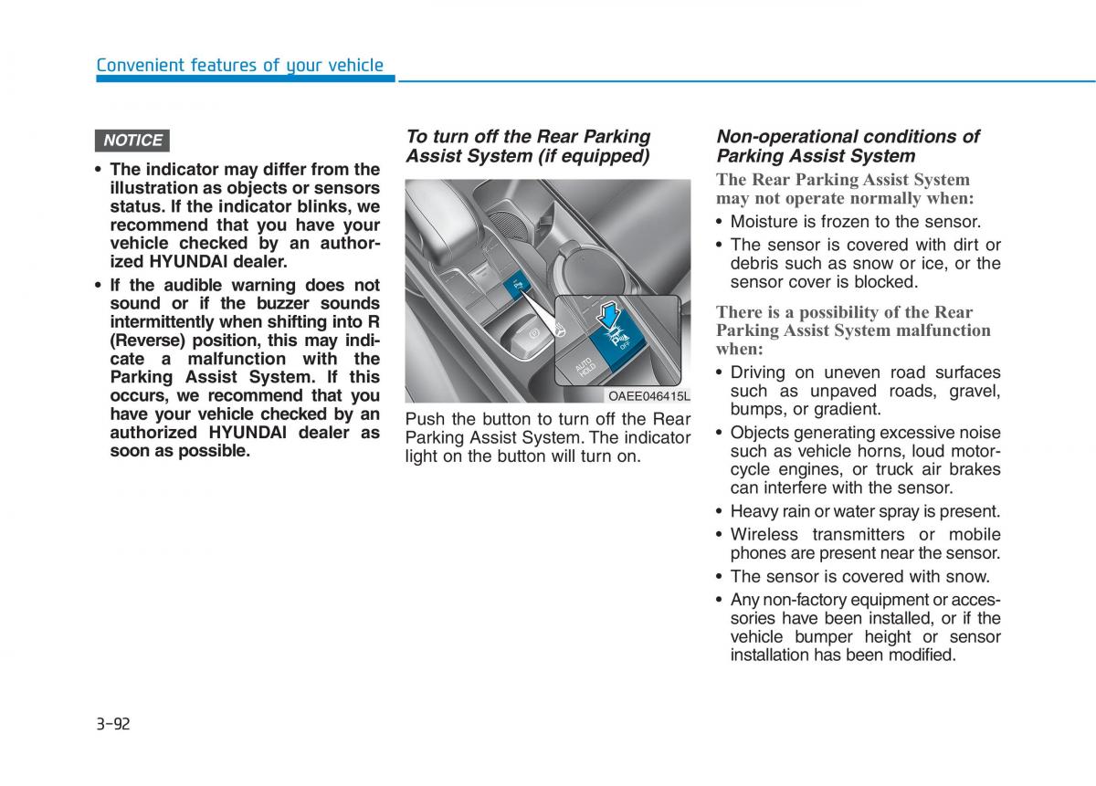 Hyundai Ioniq Electric owners manual / page 261