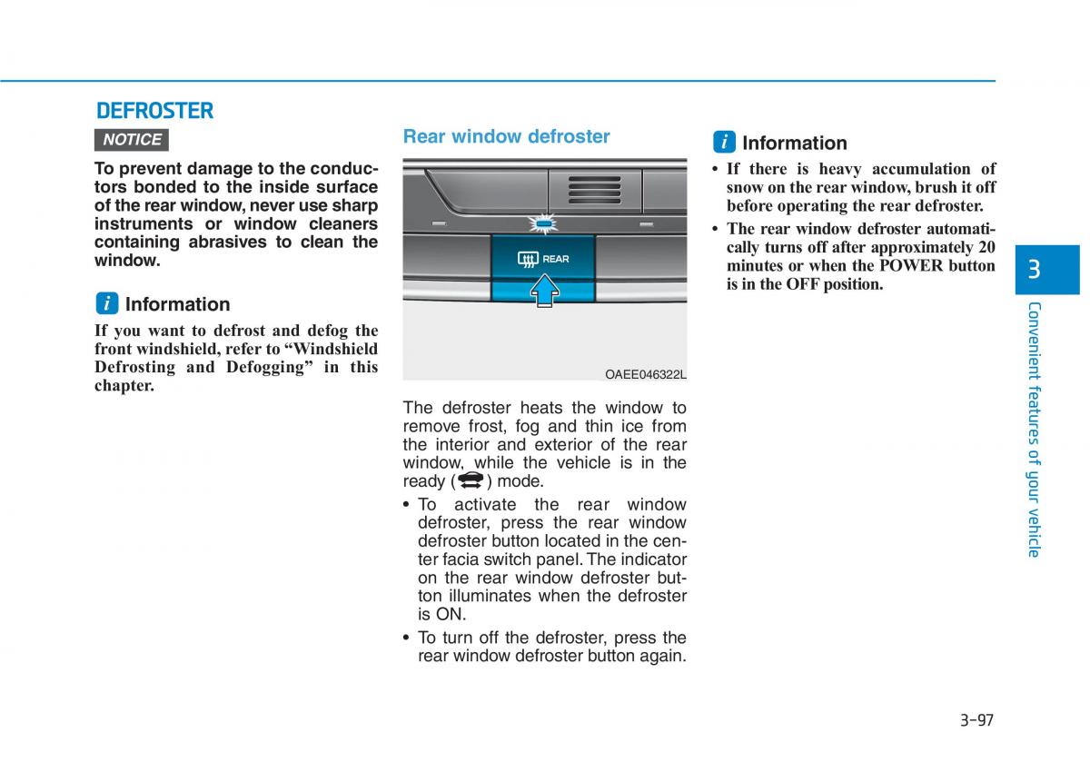 Hyundai Ioniq Electric owners manual / page 266