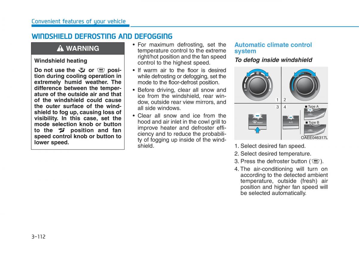 Hyundai Ioniq Electric owners manual / page 281