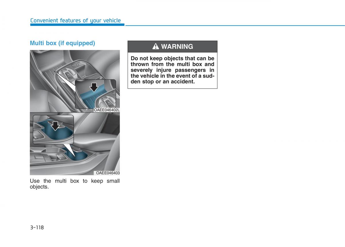 Hyundai Ioniq Electric owners manual / page 287