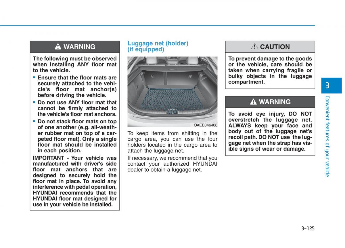 Hyundai Ioniq Electric owners manual / page 294