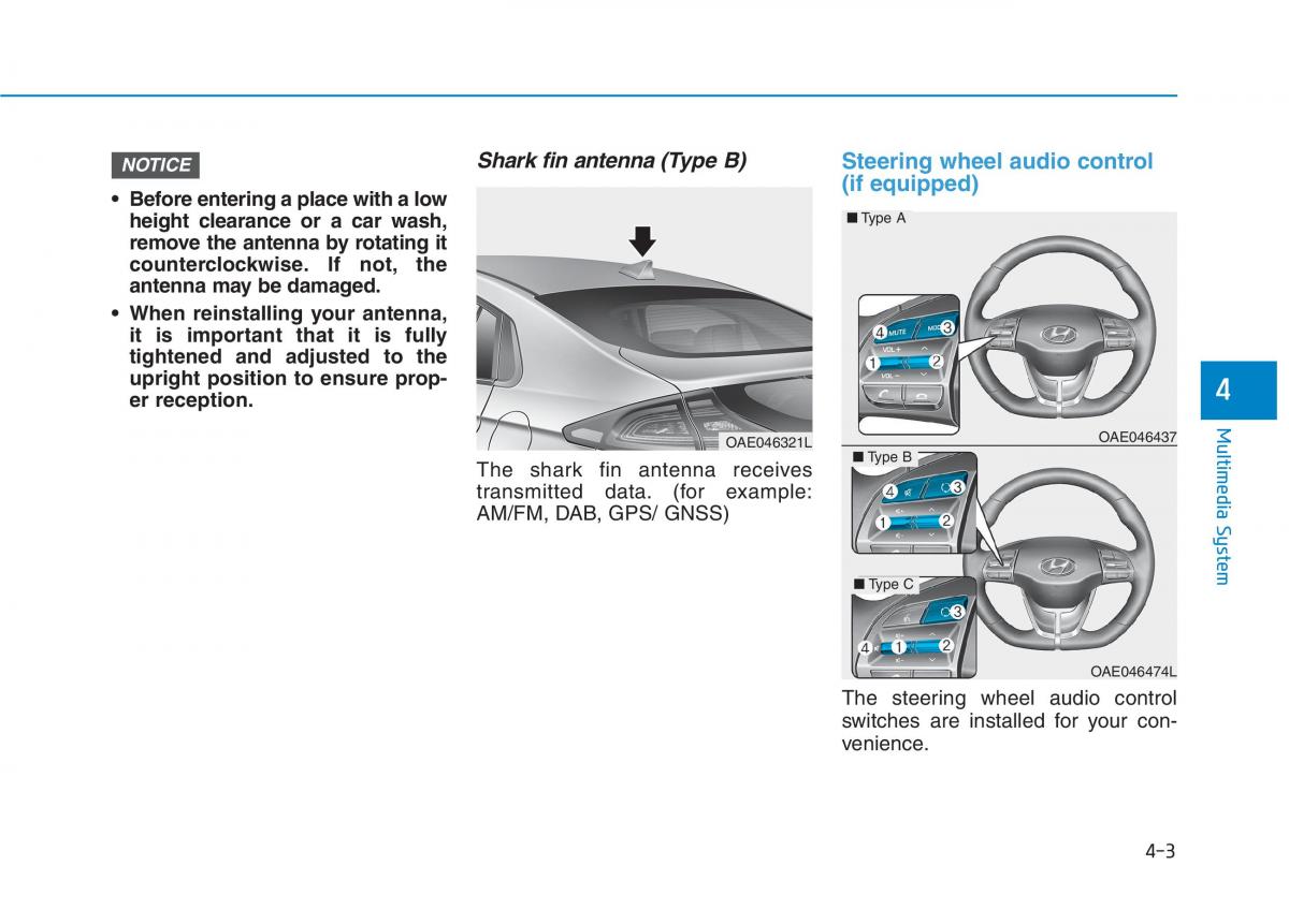 Hyundai Ioniq Electric owners manual / page 299