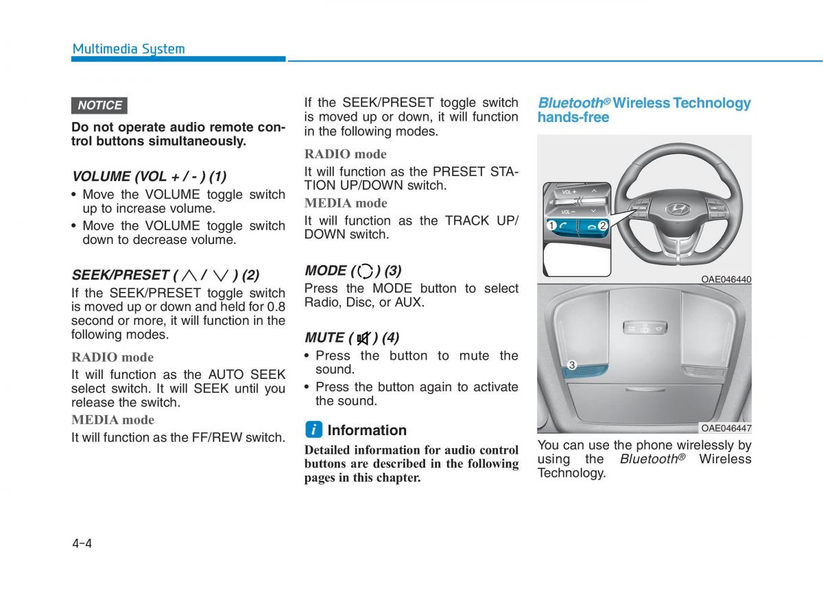 Hyundai Ioniq Electric owners manual / page 300