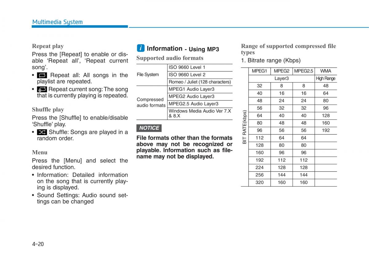 Hyundai Ioniq Electric owners manual / page 316