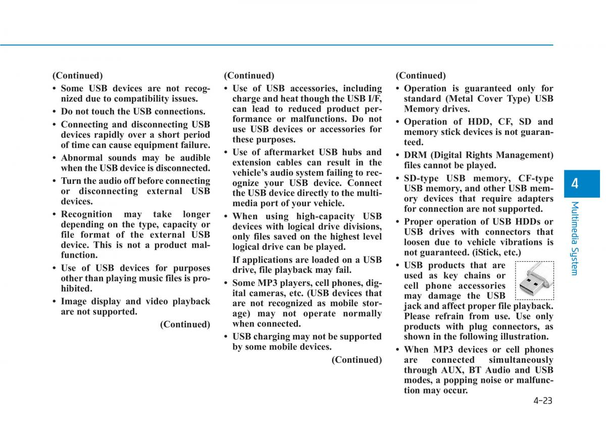 Hyundai Ioniq Electric owners manual / page 319