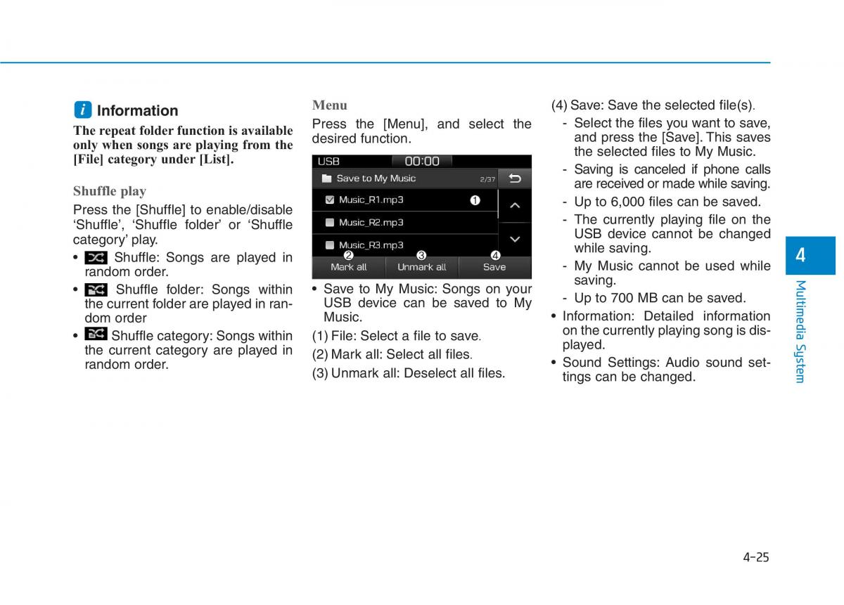 Hyundai Ioniq Electric owners manual / page 321