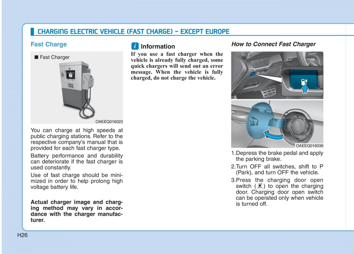 Hyundai Ioniq Electric owners manual / page 33