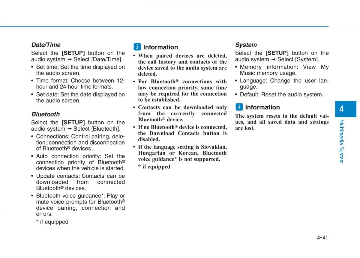 Hyundai Ioniq Electric owners manual / page 337