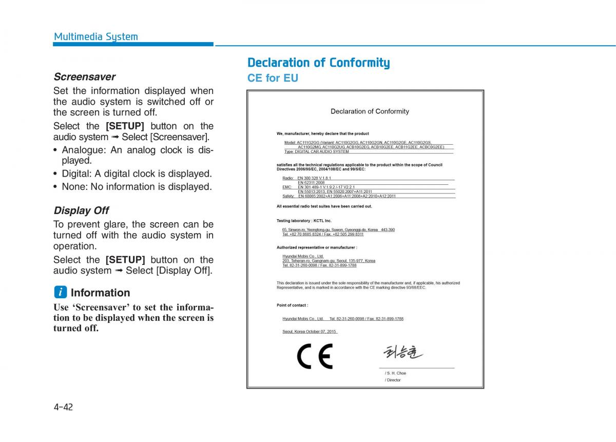 Hyundai Ioniq Electric owners manual / page 338