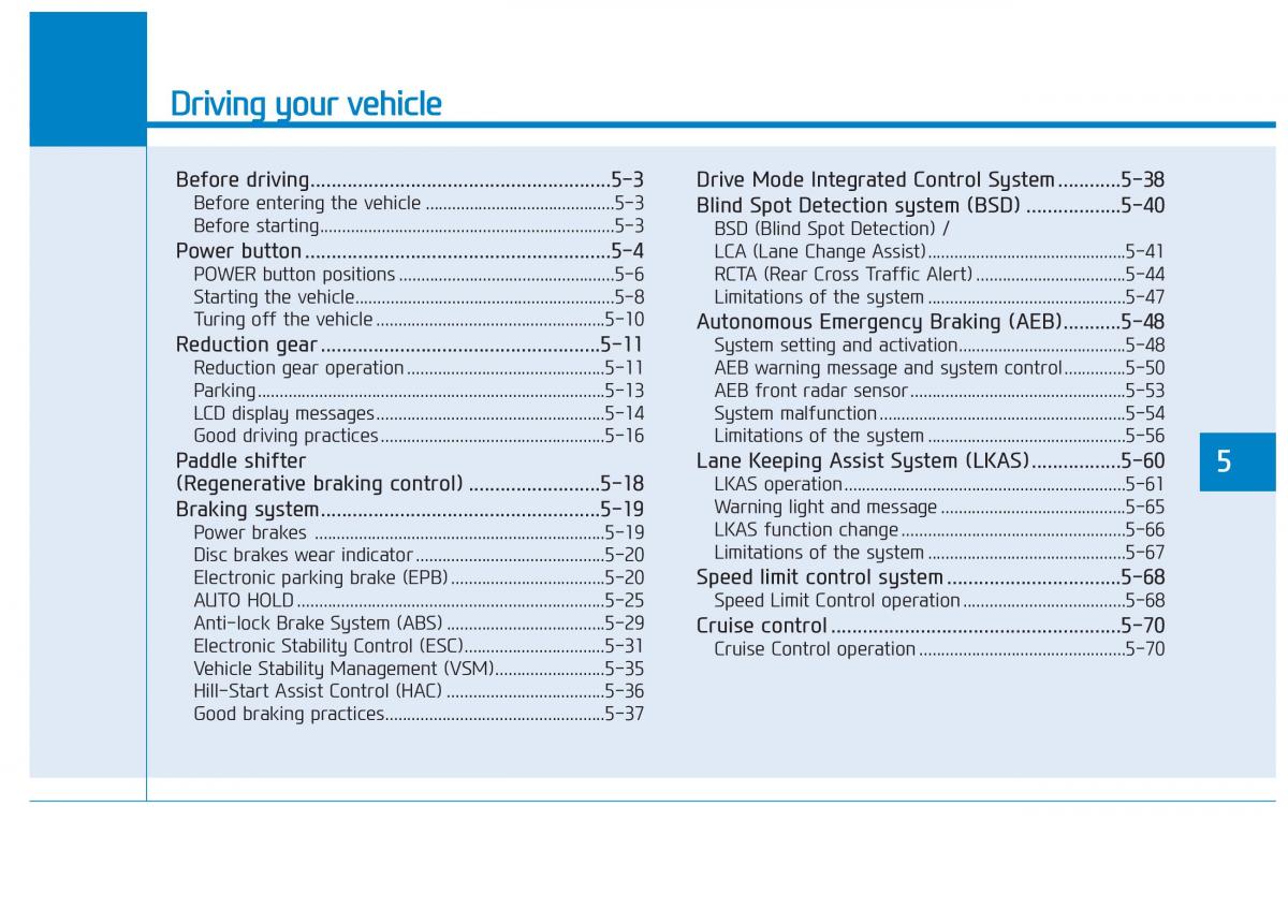 Hyundai Ioniq Electric owners manual / page 340