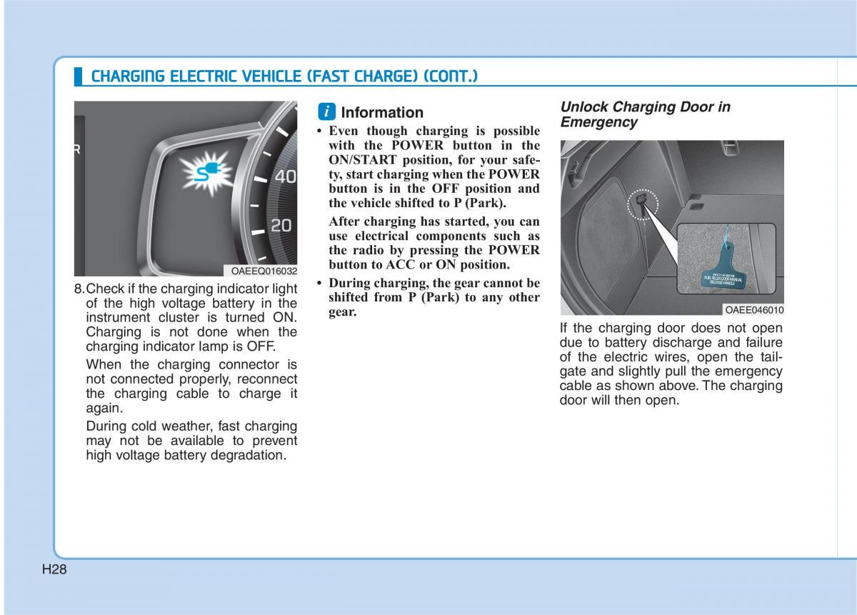 Hyundai Ioniq Electric owners manual / page 35