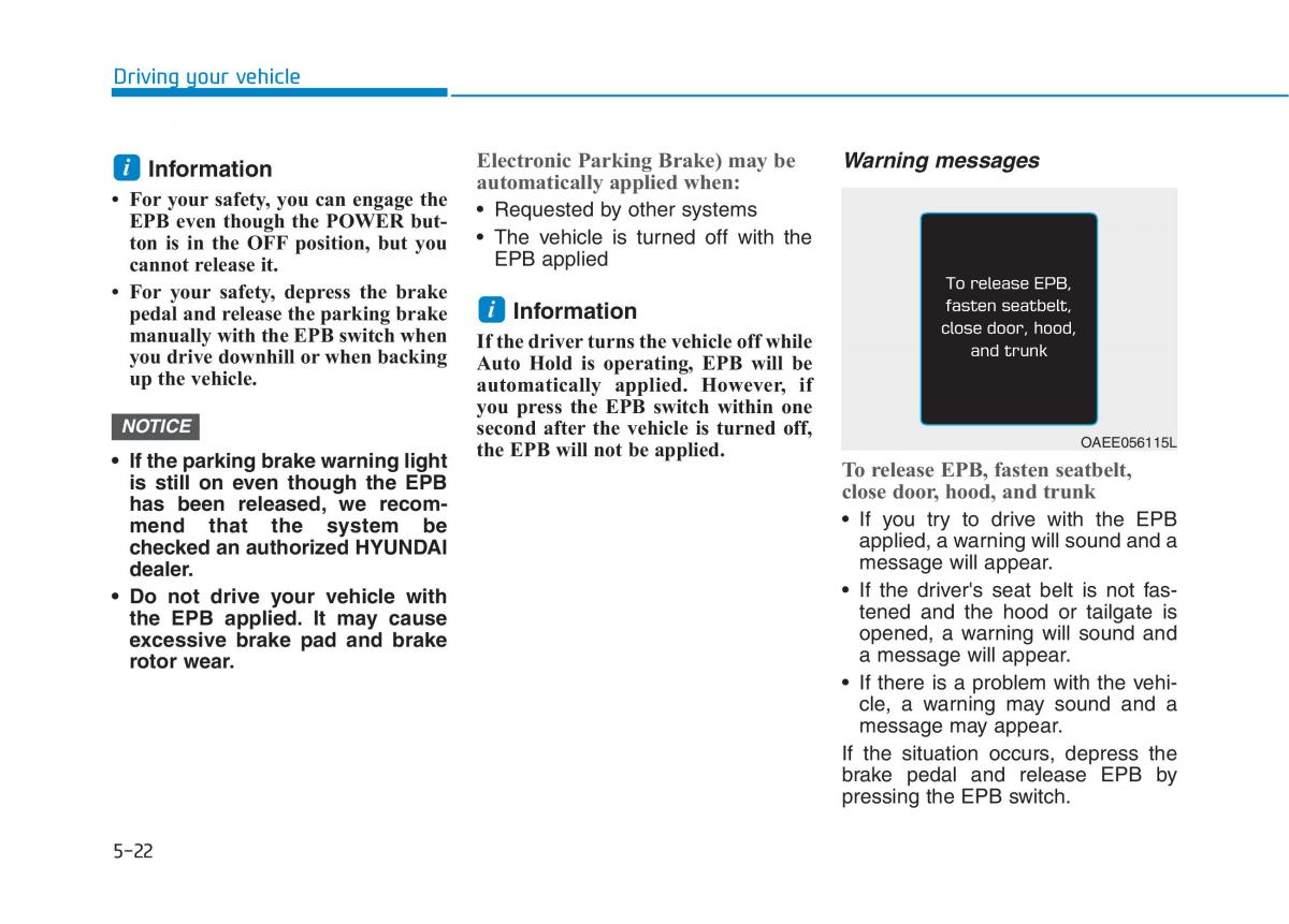 Hyundai Ioniq Electric owners manual / page 361