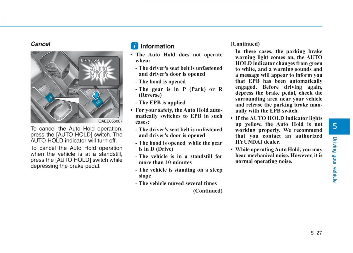 Hyundai Ioniq Electric owners manual / page 366