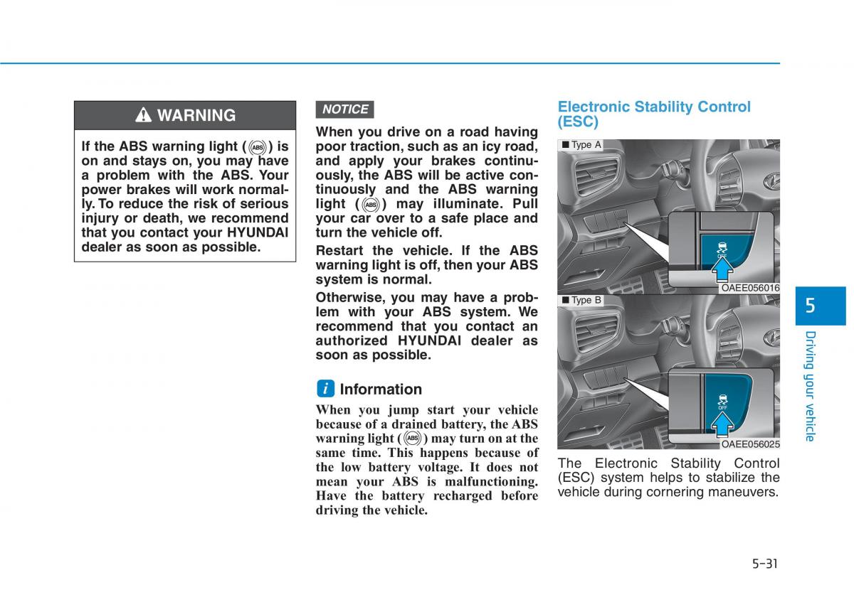 Hyundai Ioniq Electric owners manual / page 370