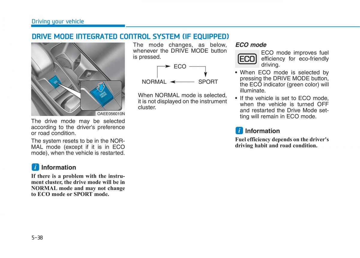 Hyundai Ioniq Electric owners manual / page 377