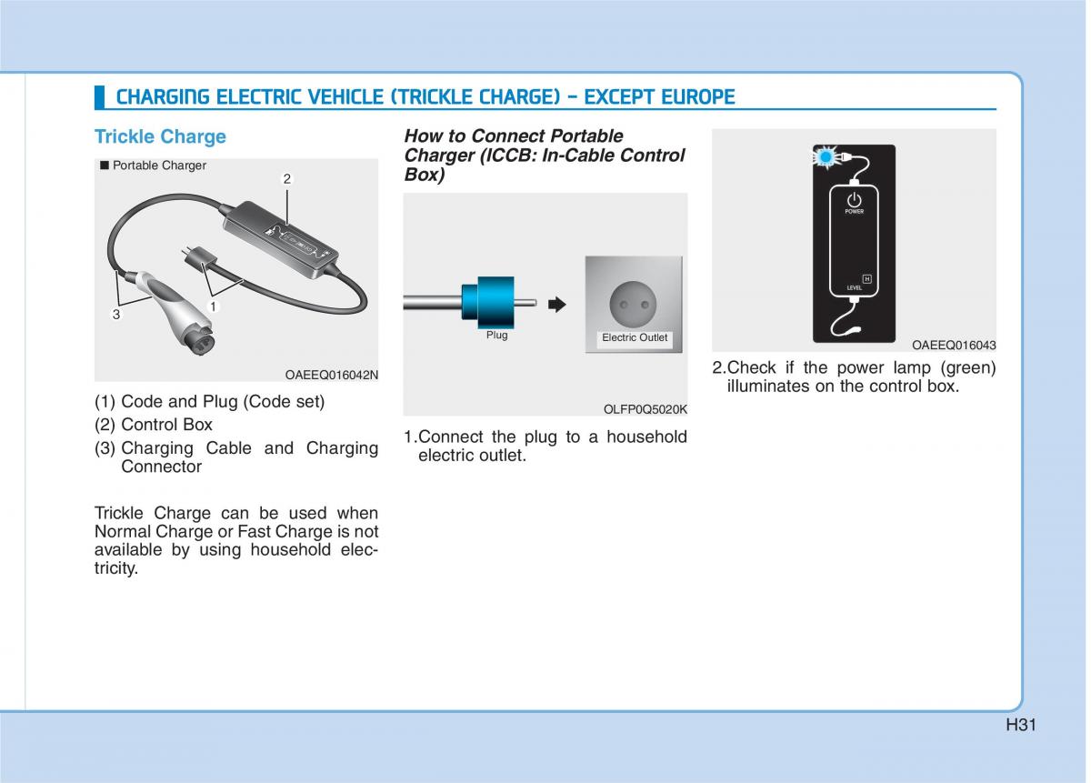 Hyundai Ioniq Electric owners manual / page 38