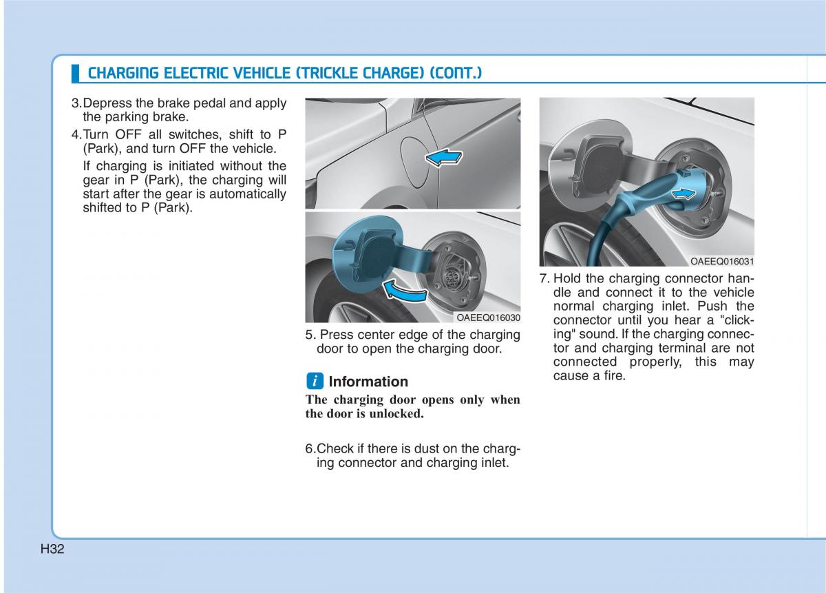 Hyundai Ioniq Electric owners manual / page 39