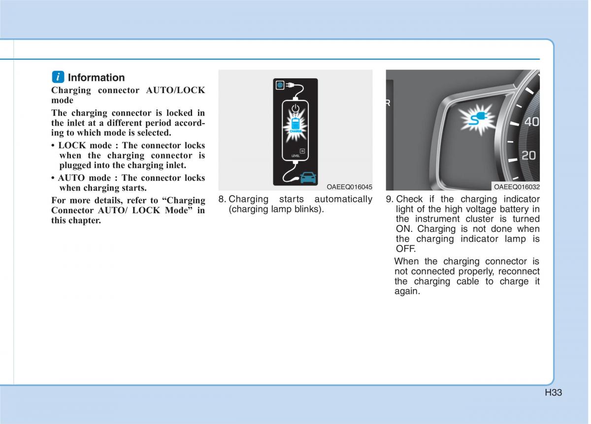 Hyundai Ioniq Electric owners manual / page 40