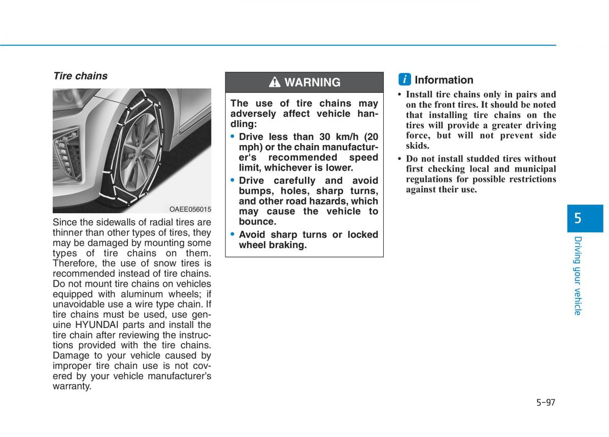 Hyundai Ioniq Electric owners manual / page 436