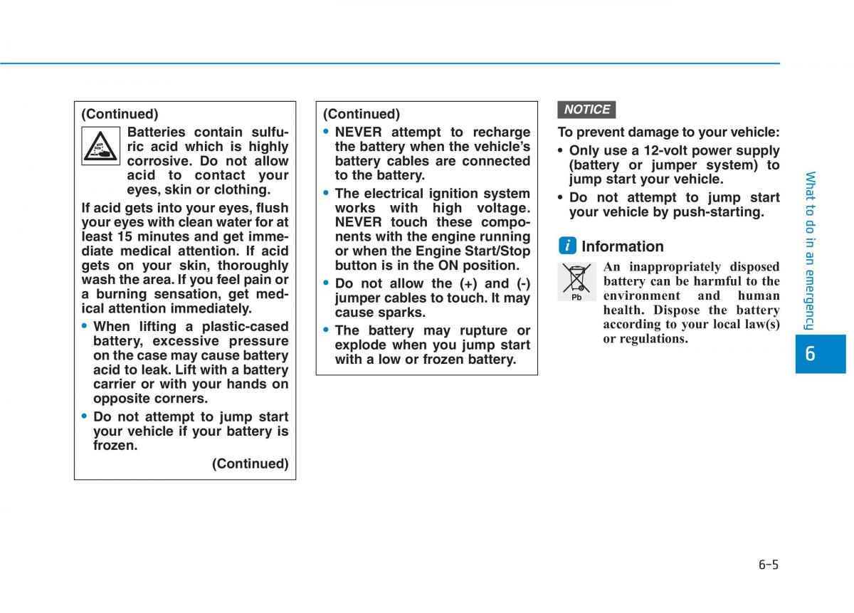 Hyundai Ioniq Electric owners manual / page 446