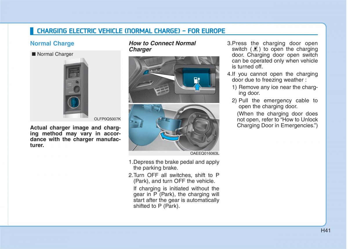 Hyundai Ioniq Electric owners manual / page 48