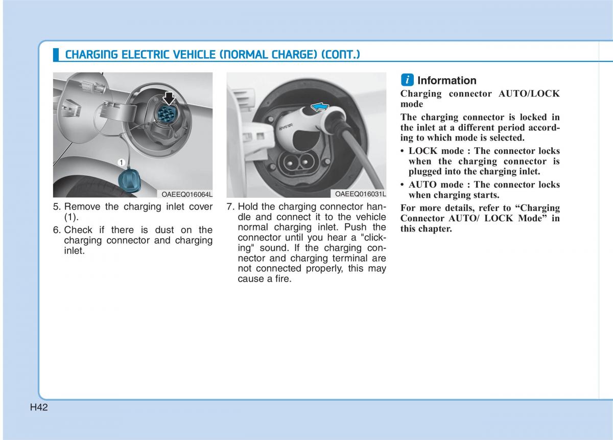 Hyundai Ioniq Electric owners manual / page 49