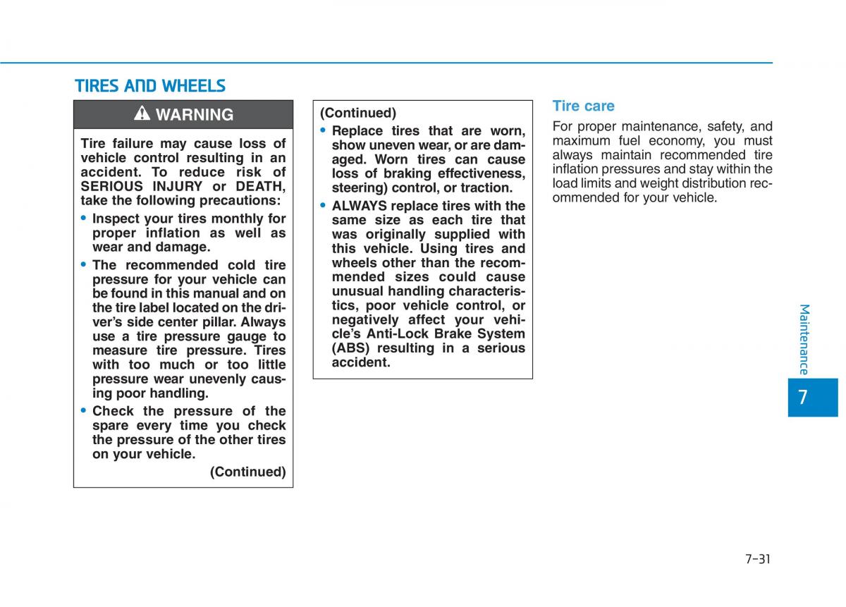 Hyundai Ioniq Electric owners manual / page 497