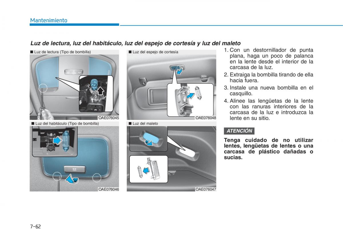 Hyundai Ioniq Electric manual del propietario / page 543