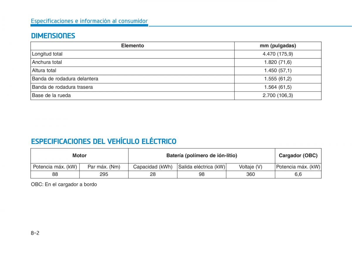 Hyundai Ioniq Electric manual del propietario / page 554