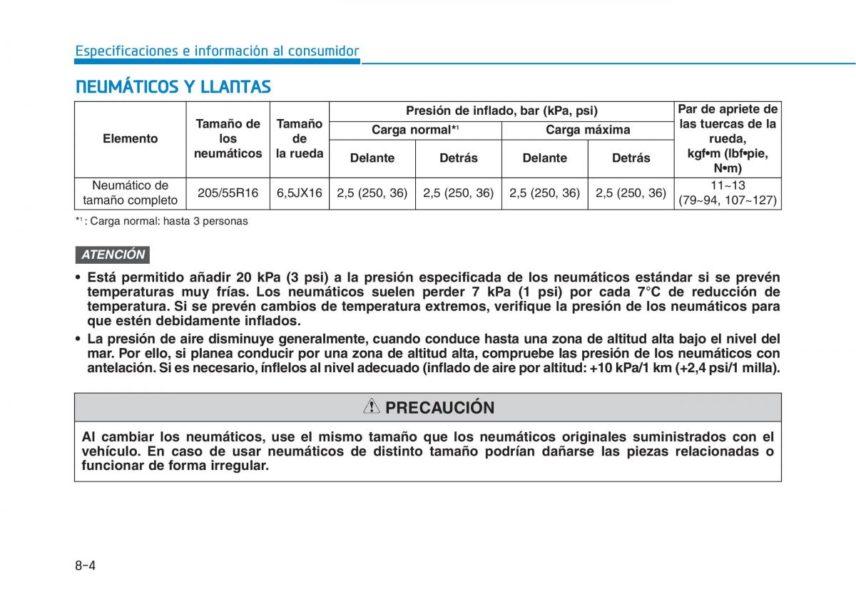 Hyundai Ioniq Electric manual del propietario / page 556