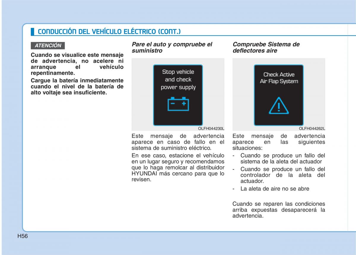 Hyundai Ioniq Electric manual del propietario / page 63