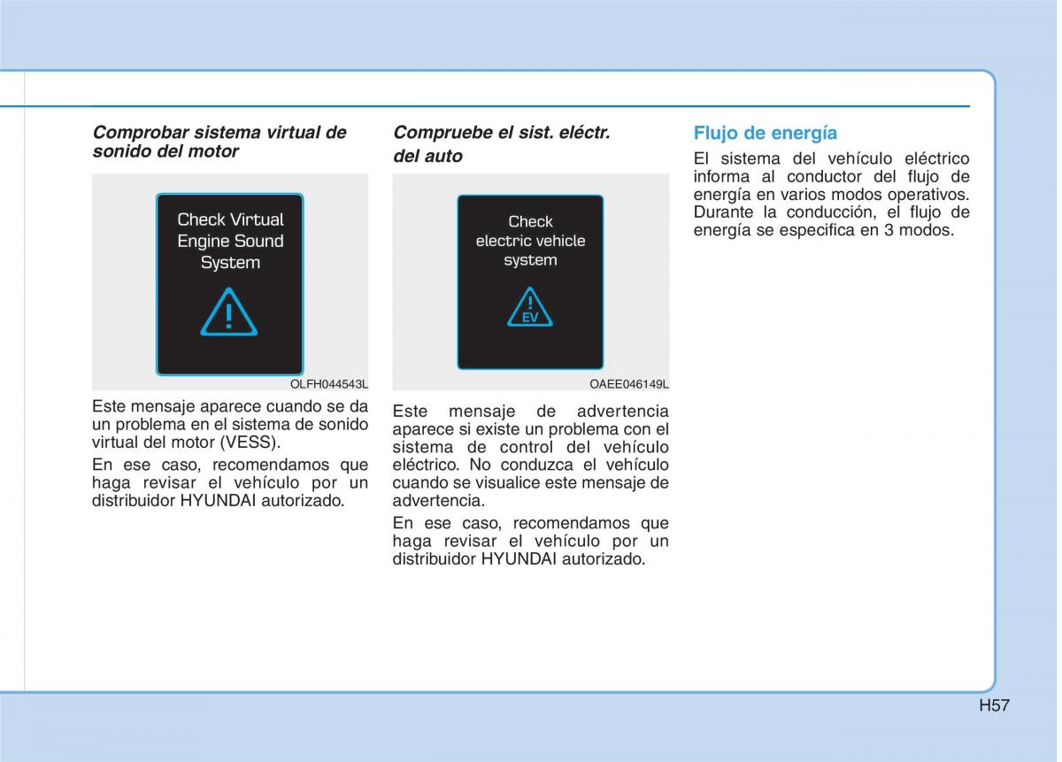 Hyundai Ioniq Electric manual del propietario / page 64