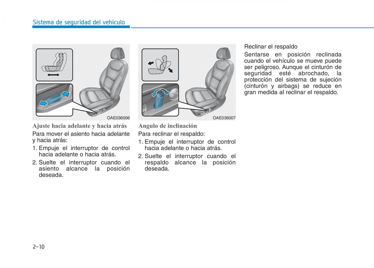 Hyundai Ioniq Electric manual del propietario / page 86