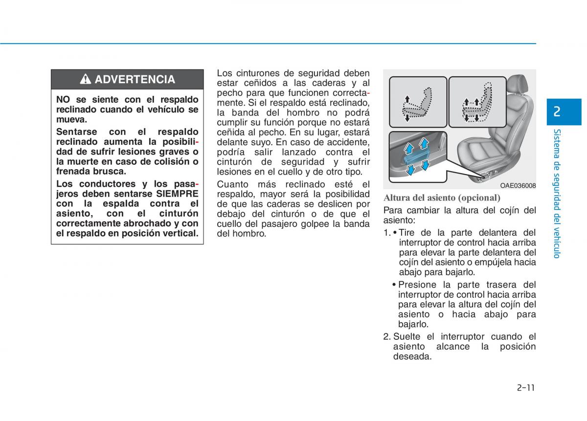 Hyundai Ioniq Electric manual del propietario / page 87