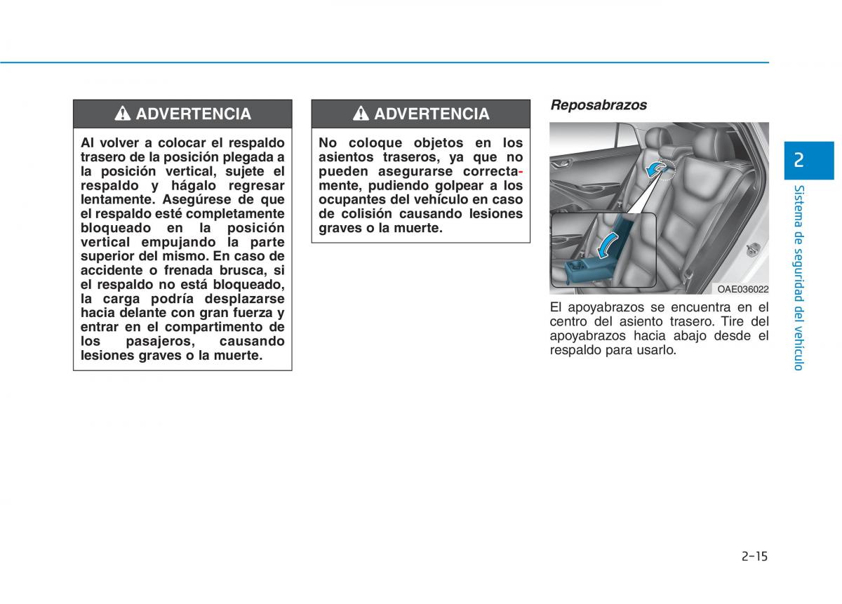 Hyundai Ioniq Electric manual del propietario / page 91