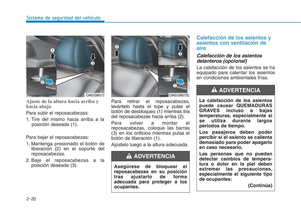 Hyundai Ioniq Electric manual del propietario / page 96