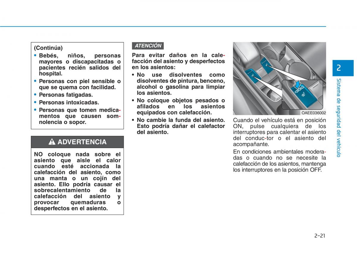 Hyundai Ioniq Electric manual del propietario / page 97