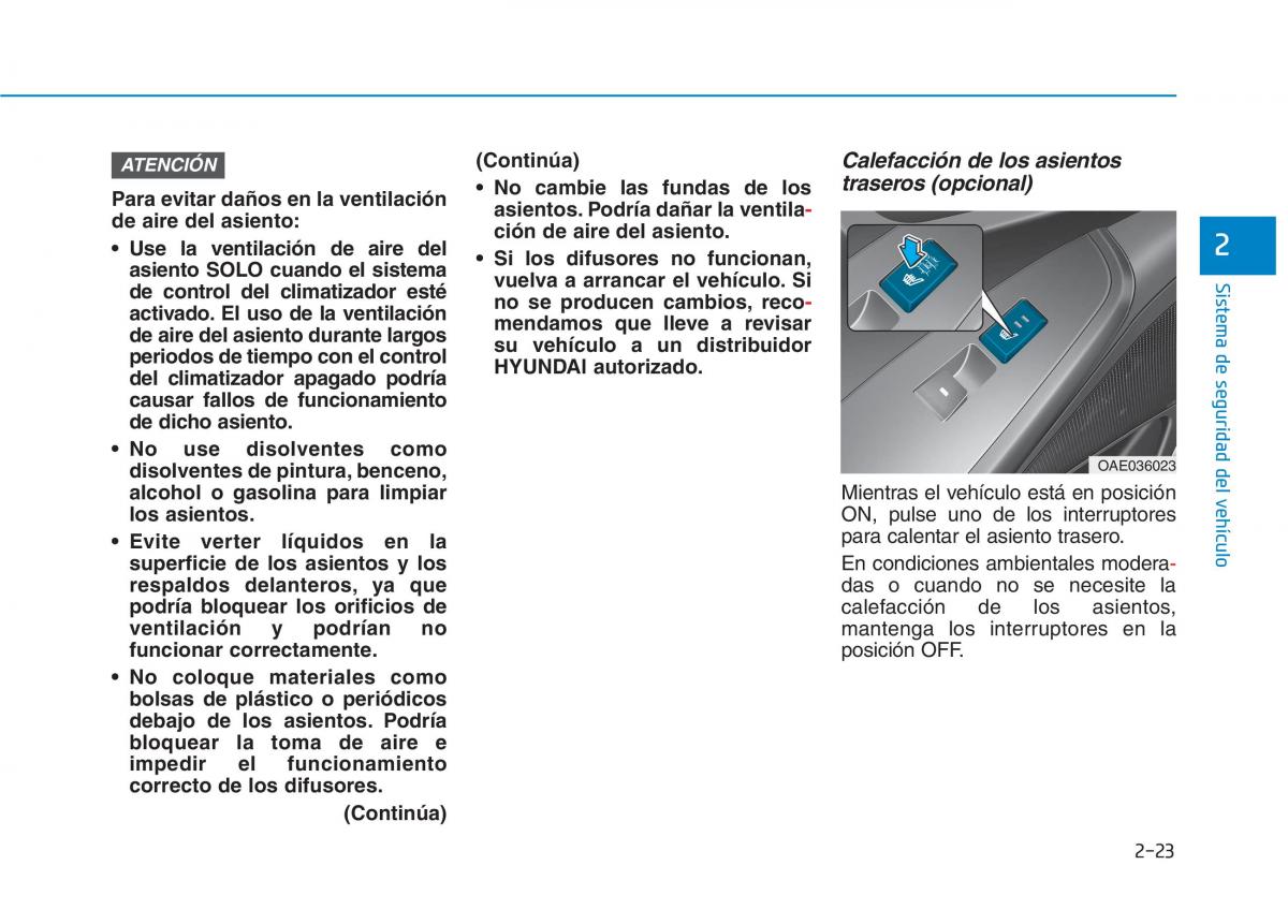 Hyundai Ioniq Electric manual del propietario / page 99