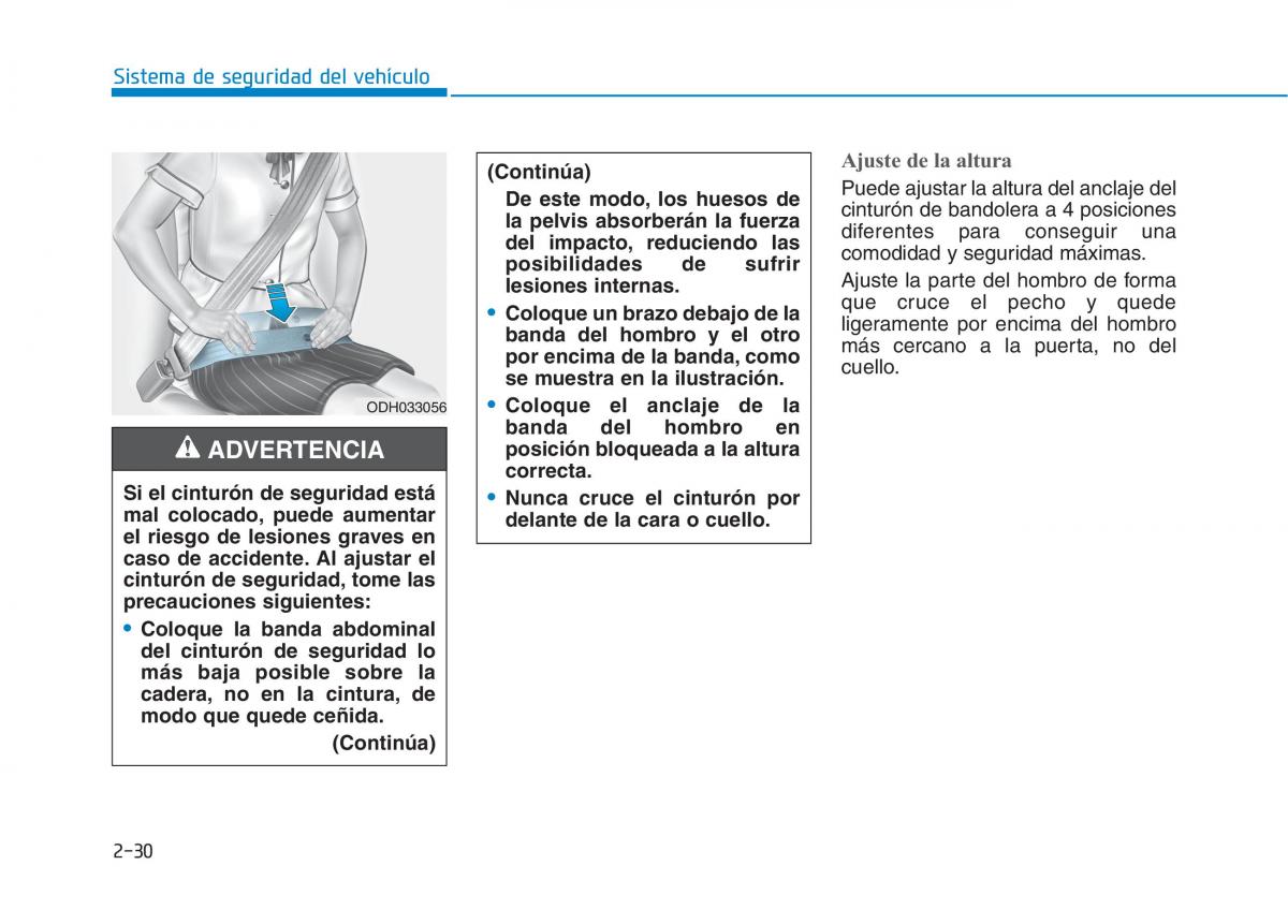 Hyundai Ioniq Electric manual del propietario / page 106