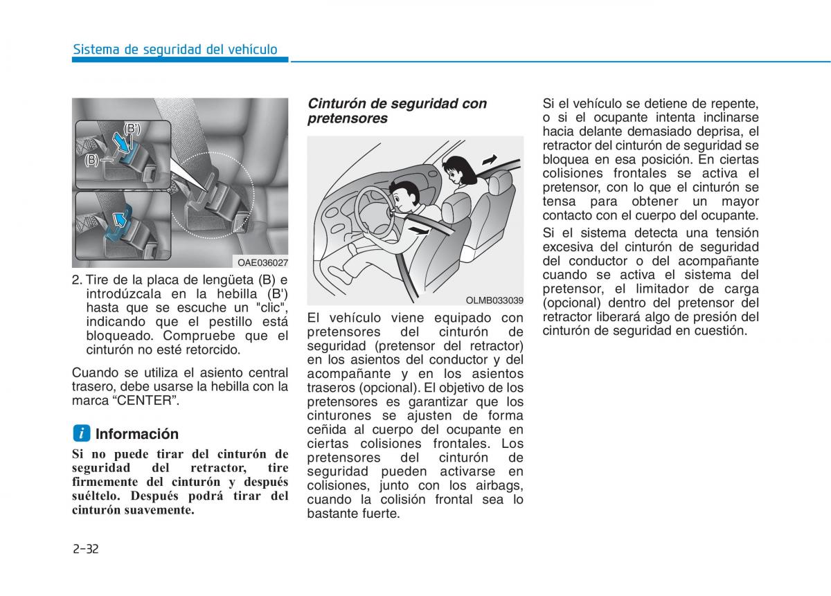 Hyundai Ioniq Electric manual del propietario / page 108