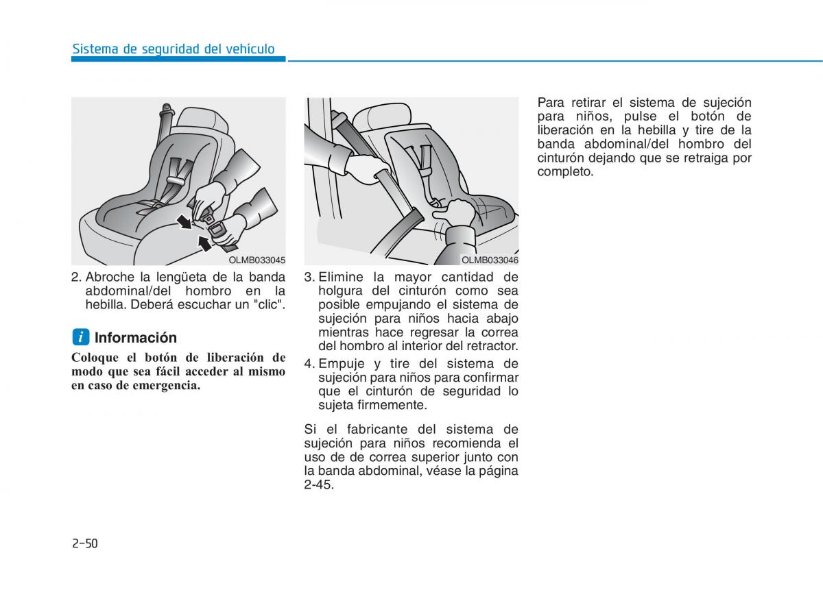 Hyundai Ioniq Electric manual del propietario / page 126